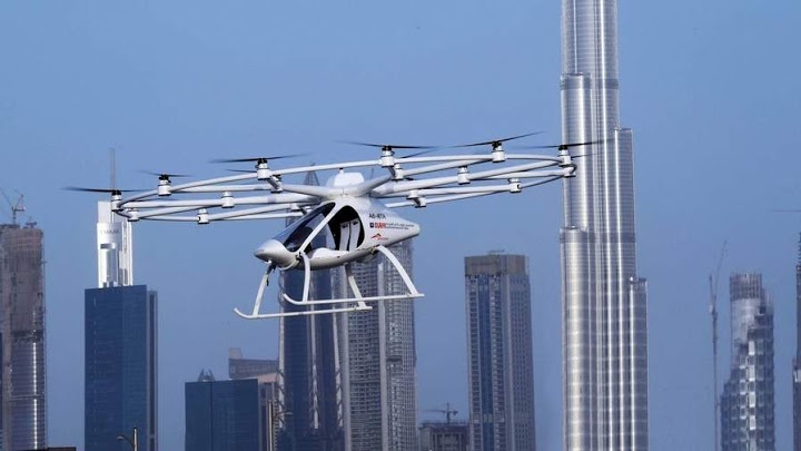 New mode of transport: world’s first flying taxi takes off in&nbsp;Dubai