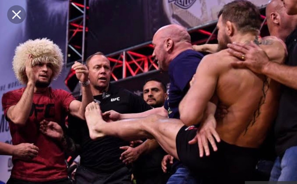 What a dramatic ending of (UFC) Khabib vs McGregor&nbsp;encounter