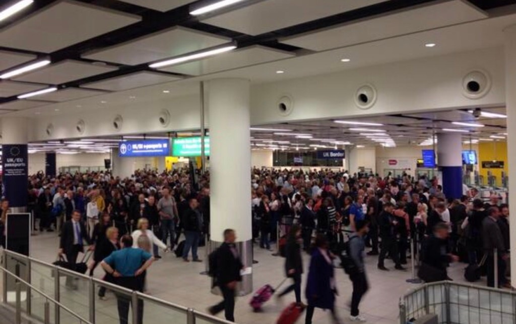 Sunday Morning was not too pleasant for travellers at Manchester&nbsp;Airport