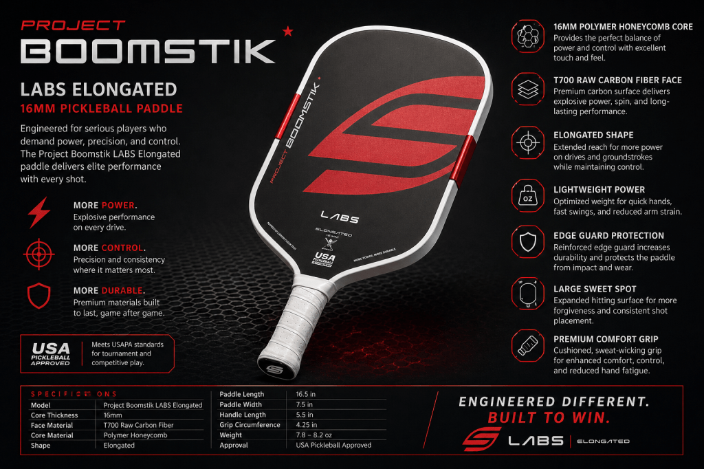 Advance control, spin and drives in courts : Dominate&nbsp;opponents